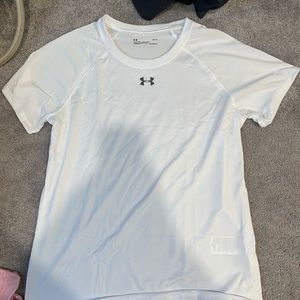 Womens L Under Armour shirt white